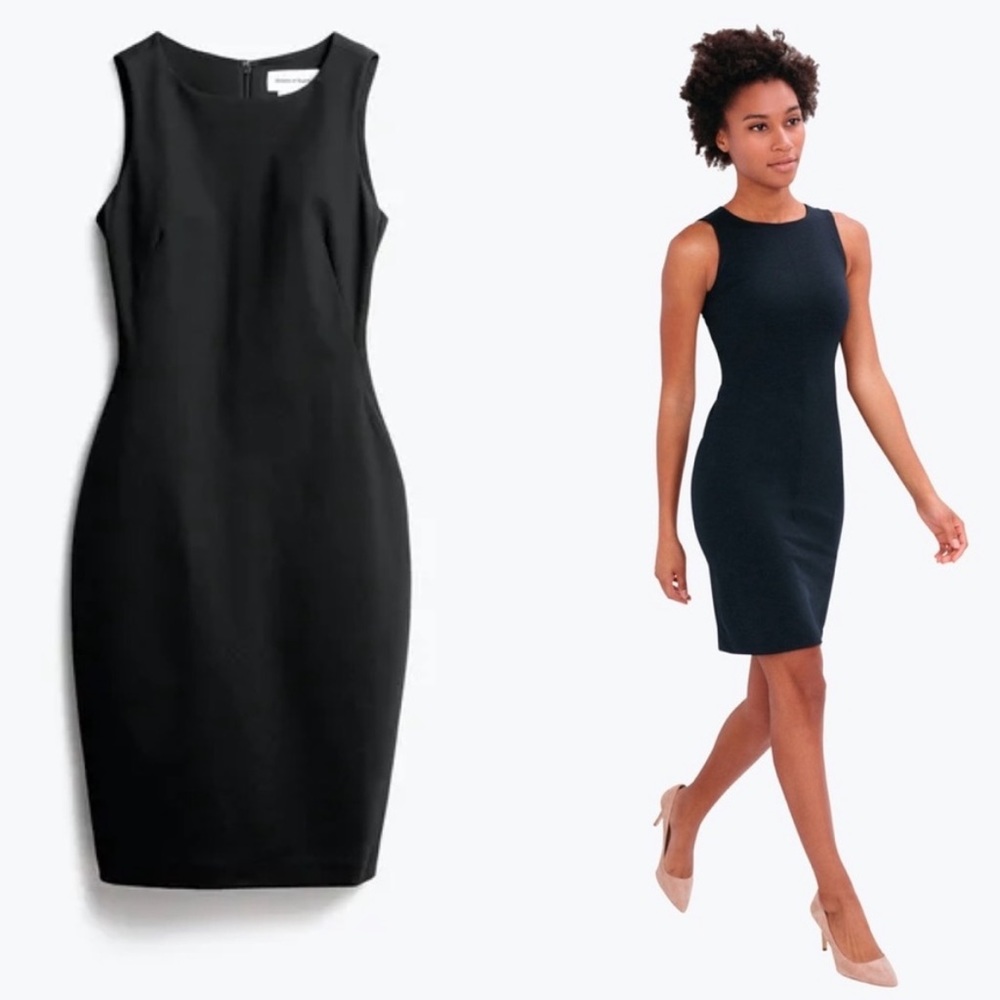 Ministry of Supply Black Mini Dress